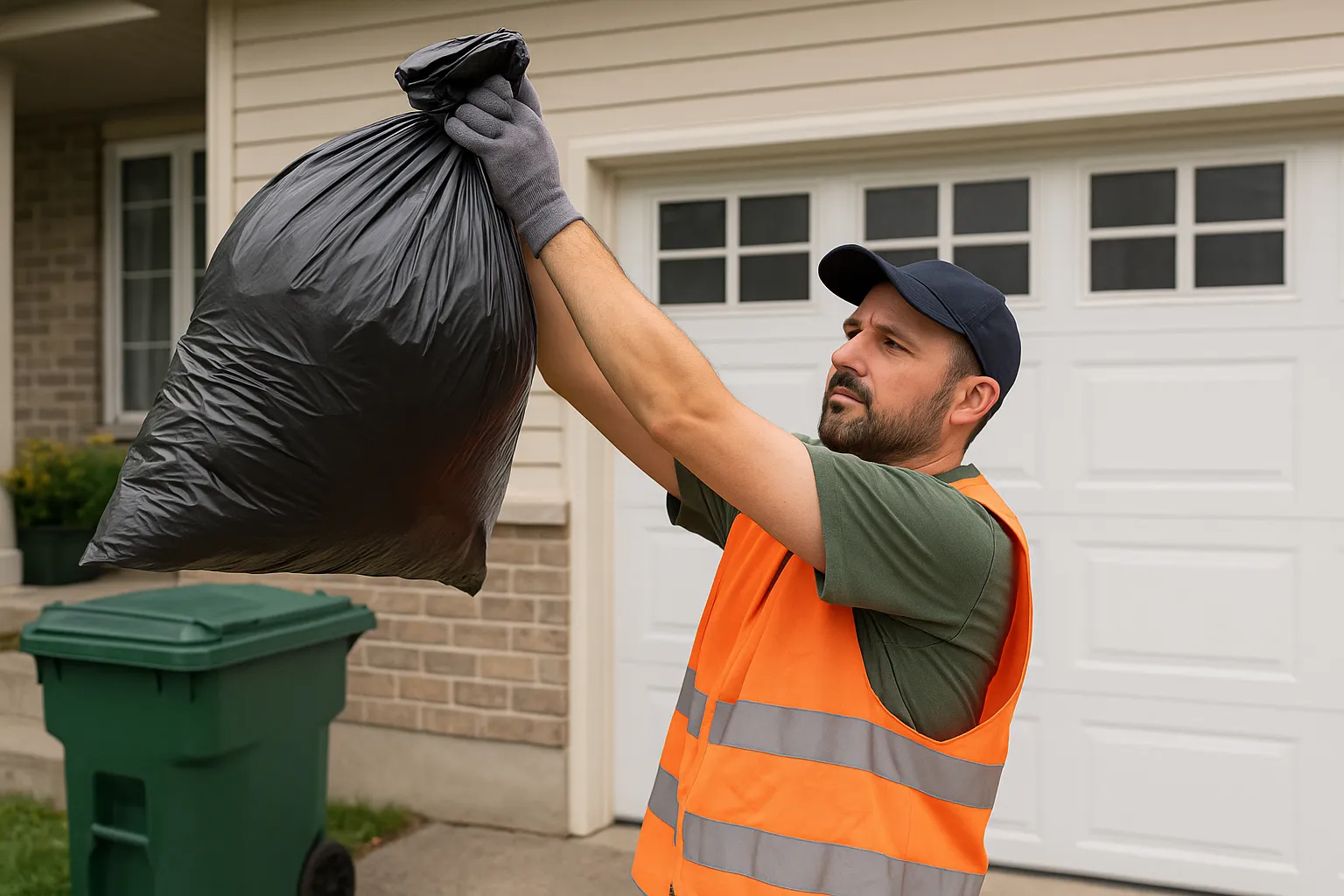 Buitinių atliekų surinkimas ir išvežimas iš privataus namo