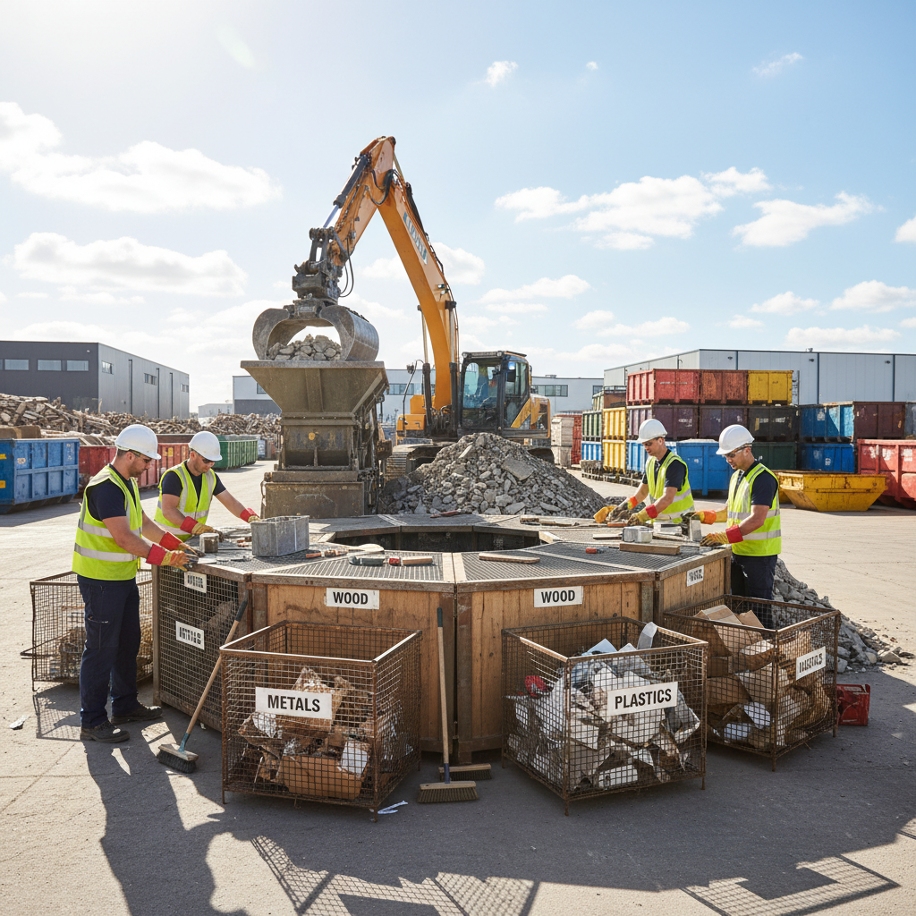 Statybinių atliekų rūšiavimas ir perdirbimas