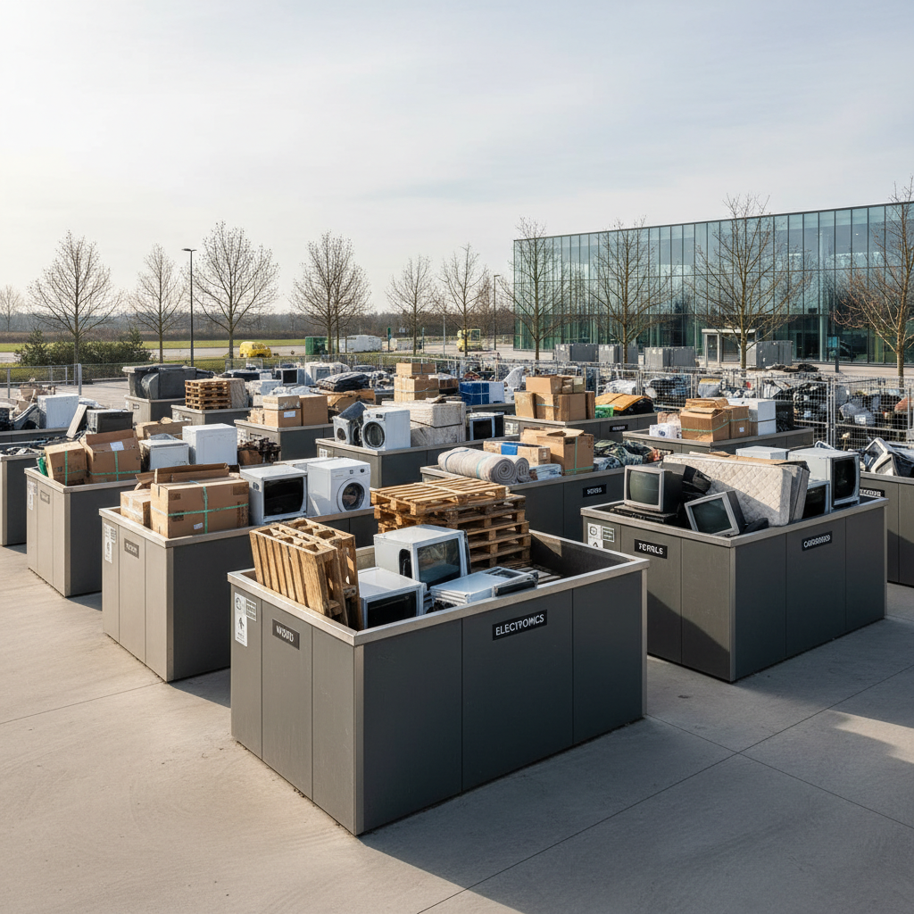 Tvarkinga didelių gabaritų atliekų surinkimo aikštelė