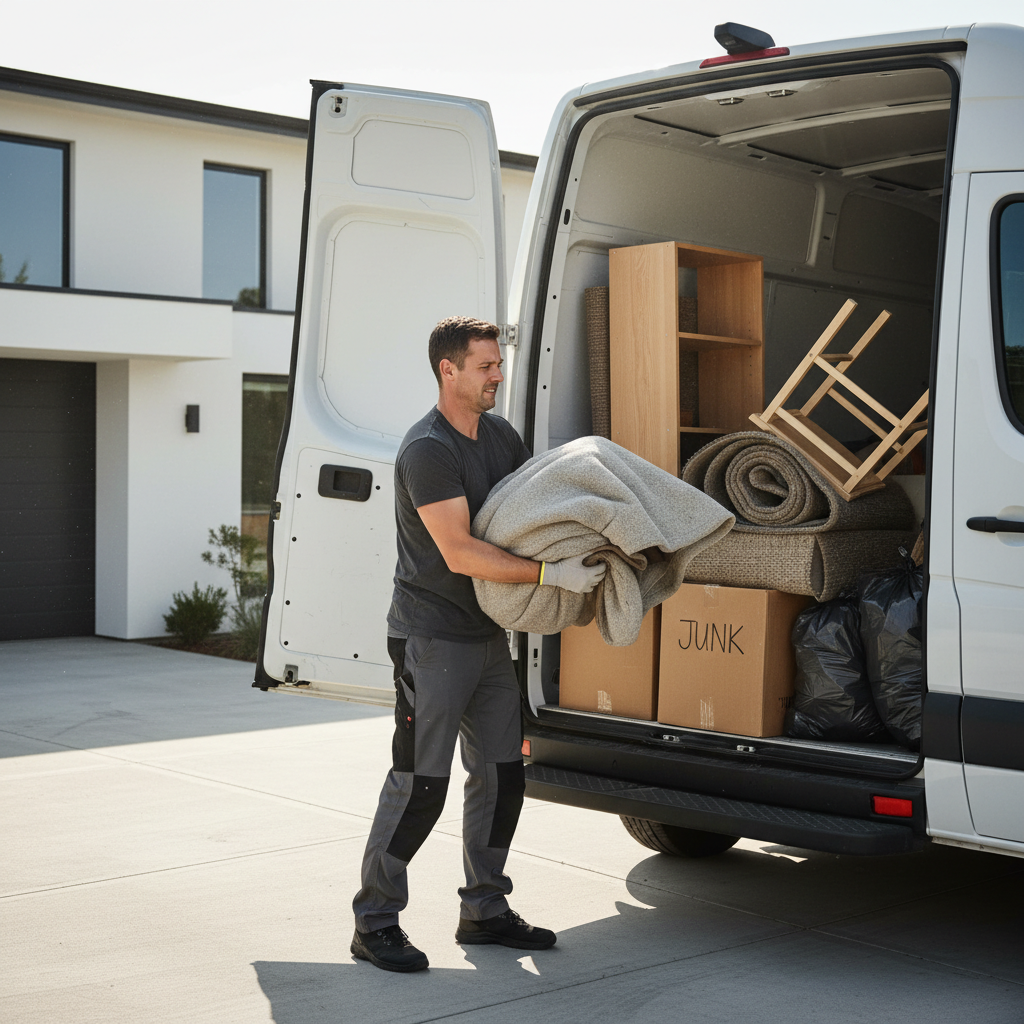 Buitinio šlamšto kraustymas iš namų