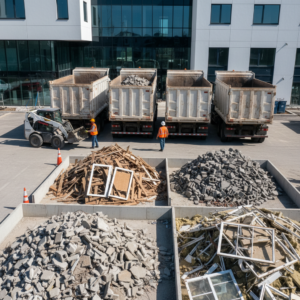 Šiukšlių išvežimas po remonto - pagrindinis vaizdas