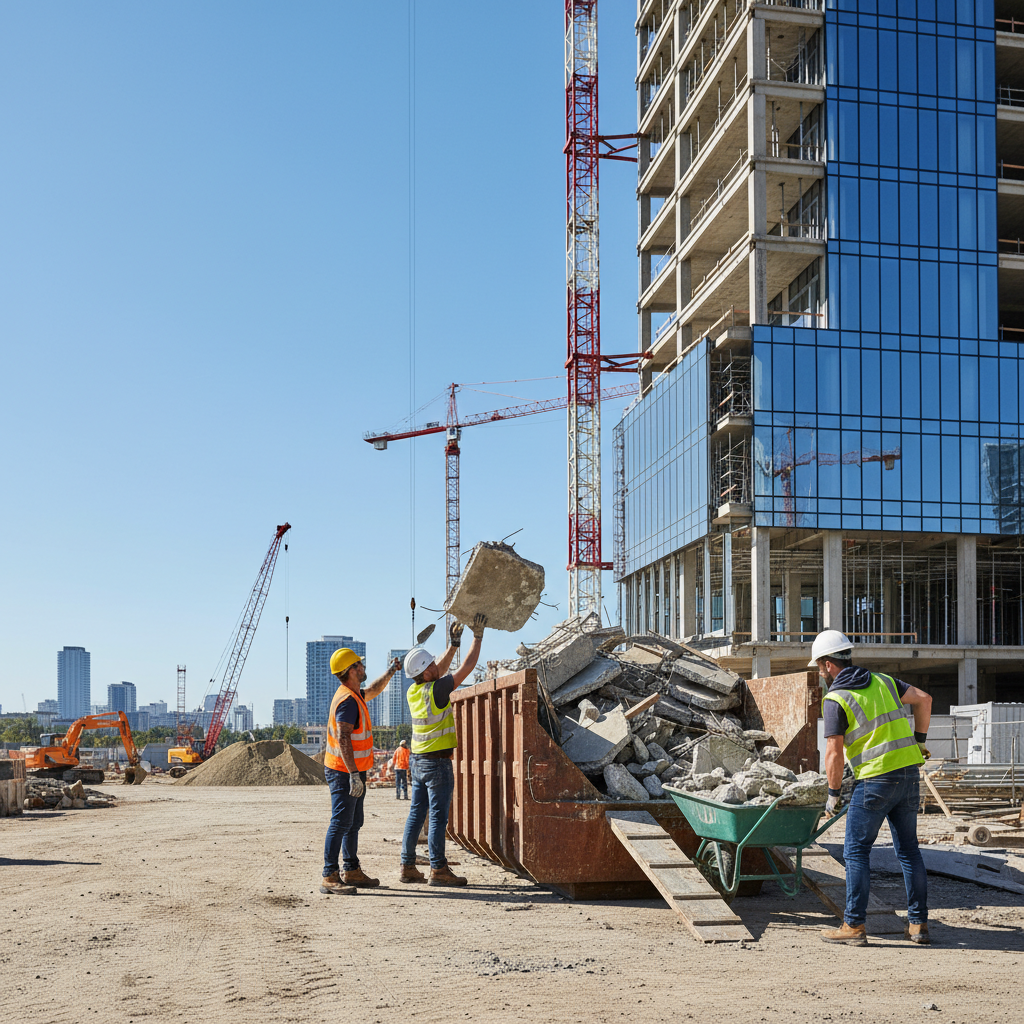 Atliekų išvežimas po statybų – darbo vietos šiukšlių tvarkymas