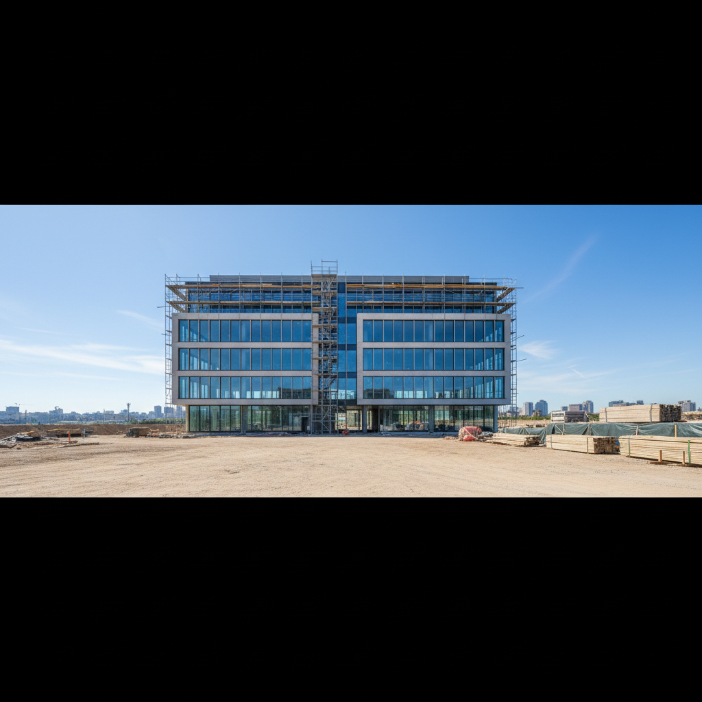 Švari statybinė aikštelė po atliekų išvežimo