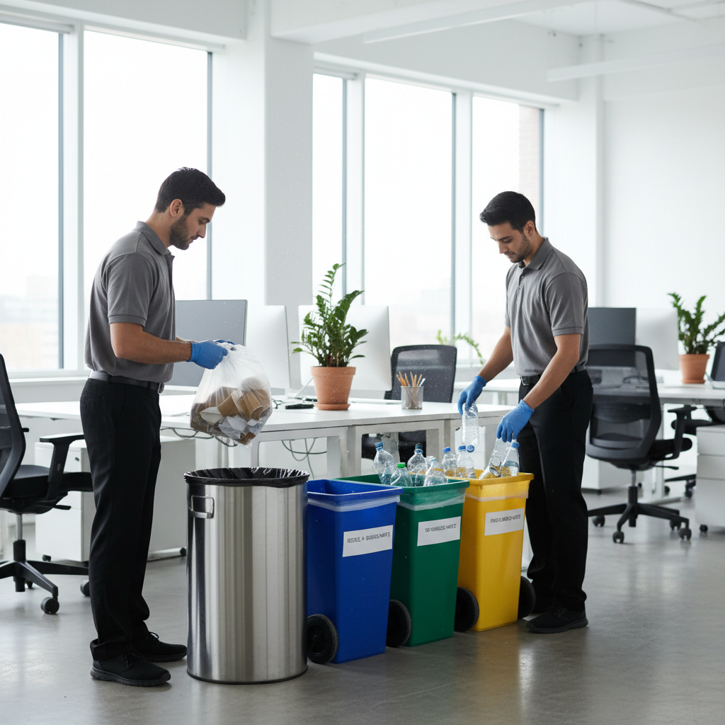 Švarios verslo patalpos ir atliekų surinkimas