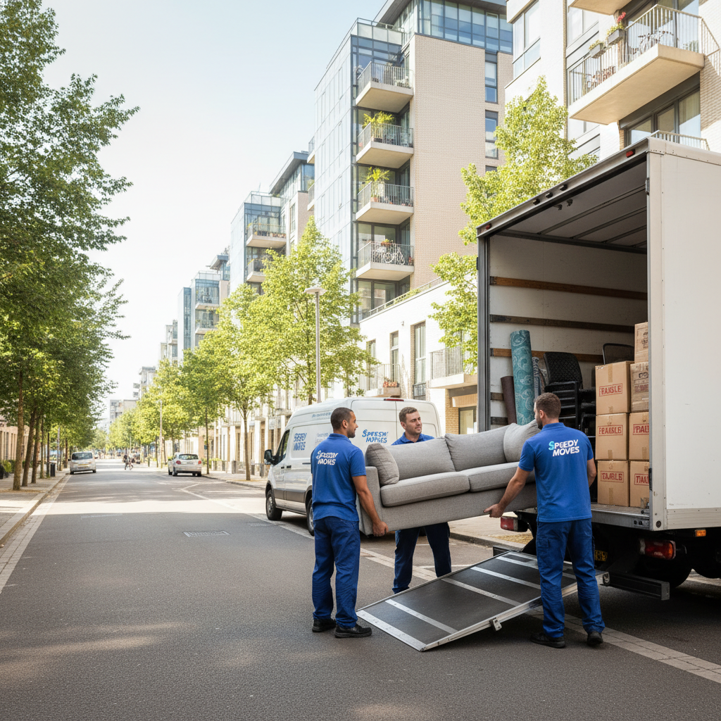 Profesionali komanda išveža baldus iš namų