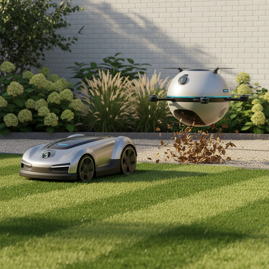 Mechanizuotas sklypo valymo procesas