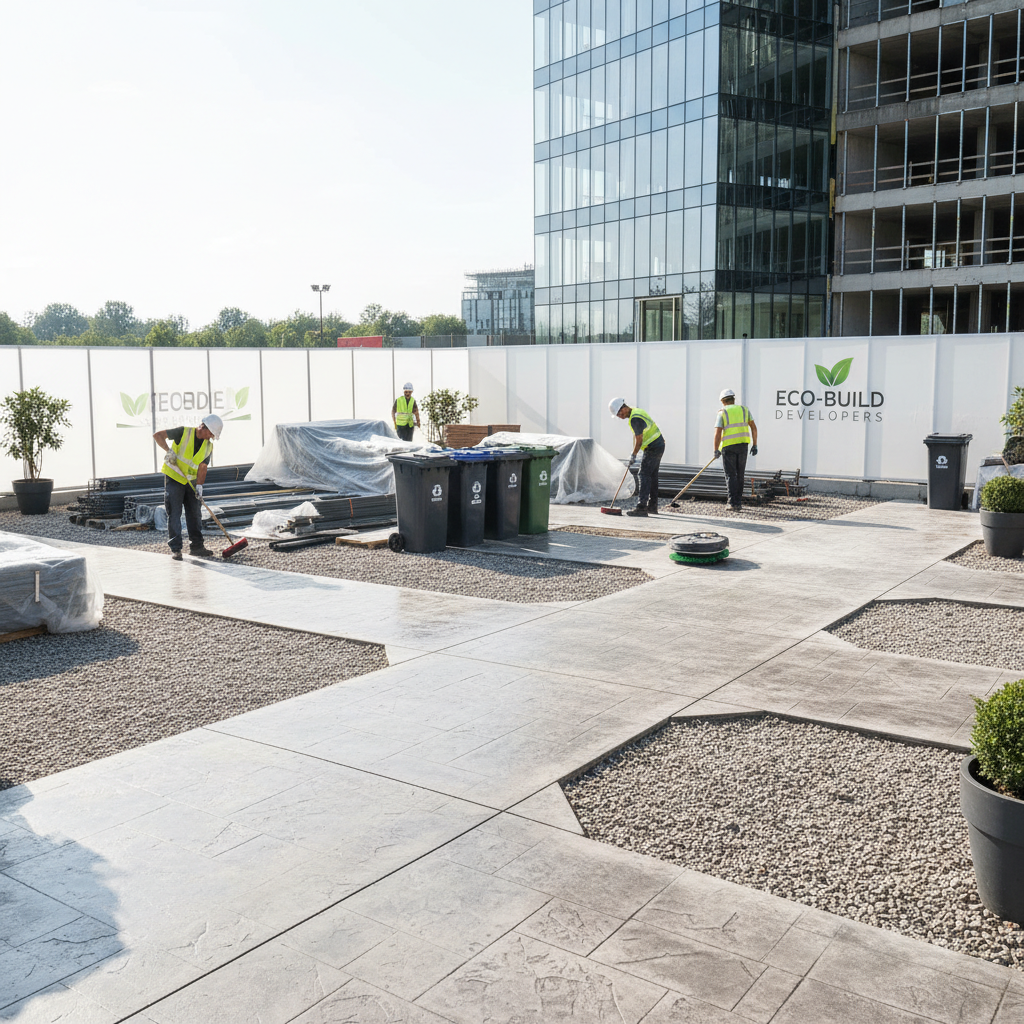 Statybvietės valymas - svarbiausi etapai ir tvarkinga statybvietė