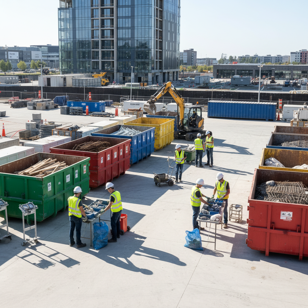 Šiukšlių surinkimas ir tvarkymas statybvietėje