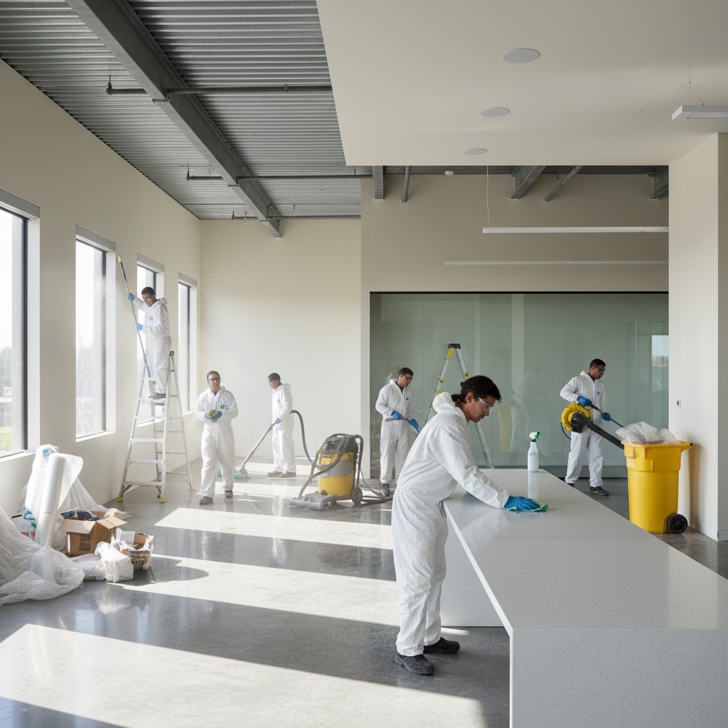 Baigiamasis valymas statybos aikštelėje