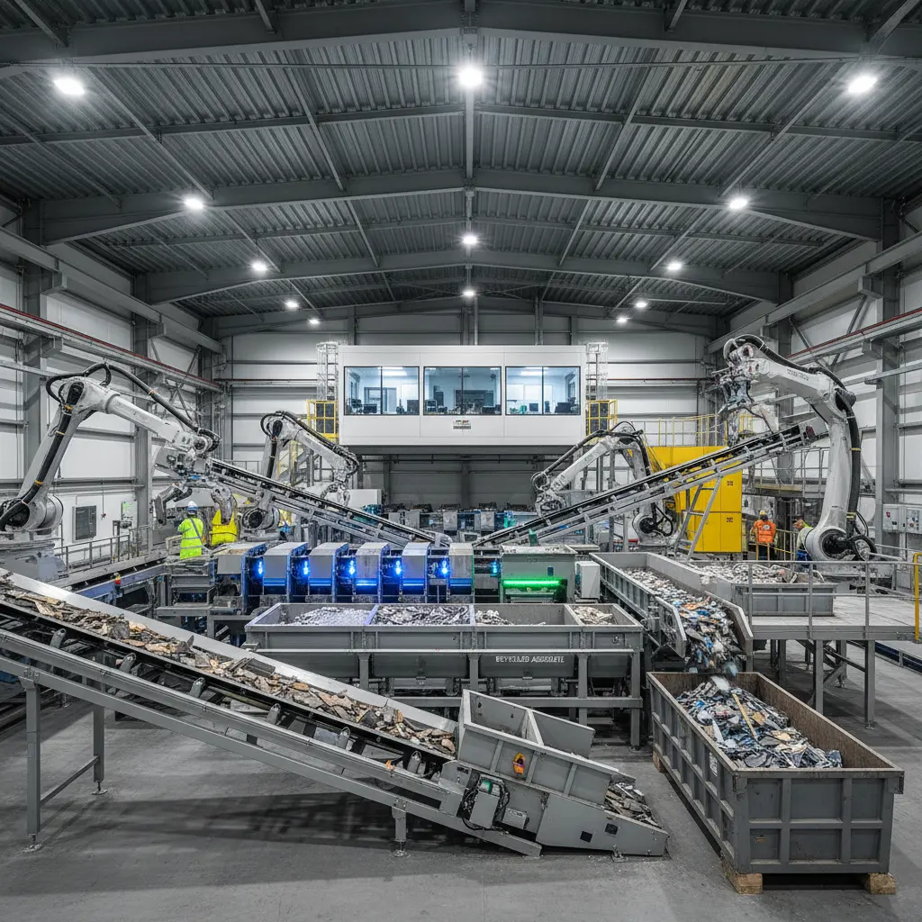 Technologijos statybinių atliekų rūšiavimui