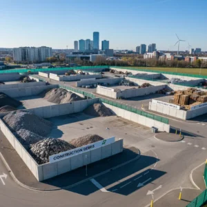 Statybinių atliekų išmetimo aikštelė mieste