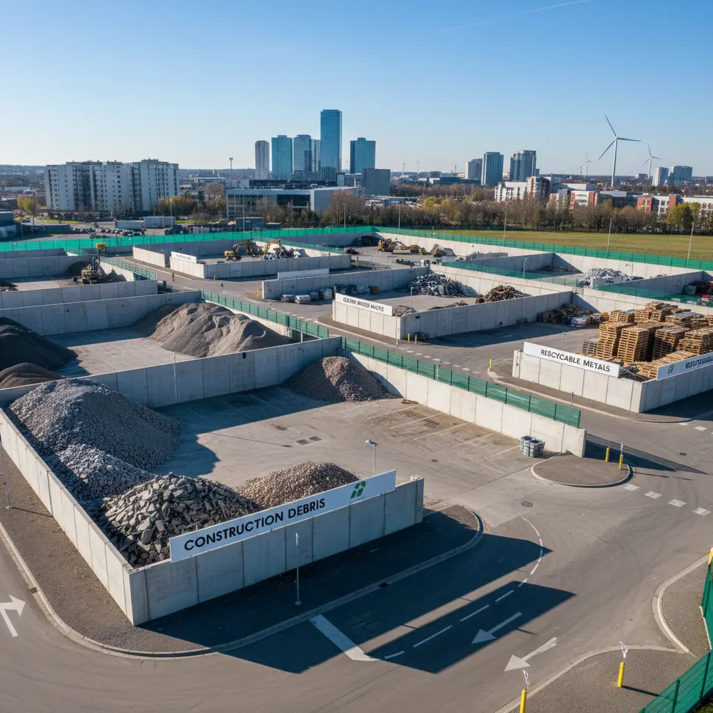 Statybinių atliekų išmetimo aikštelė mieste